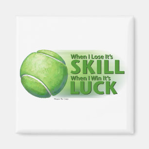Lose Geschicklichkeit beim Tennis Ball Magnet