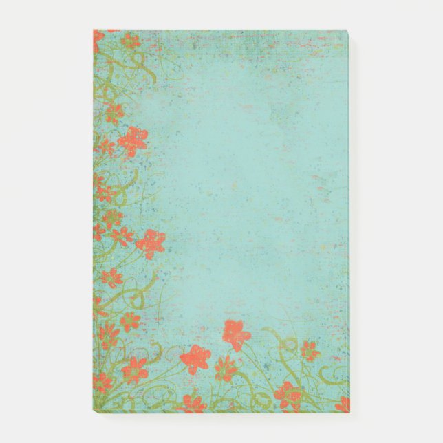 Lose Gewebe - Küsten-Minimappe Post-it Klebezettel (Vorderseite)