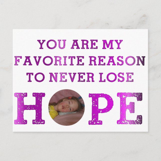 Lose Hope - Kaitlyn Postkarte (Vorderseite)