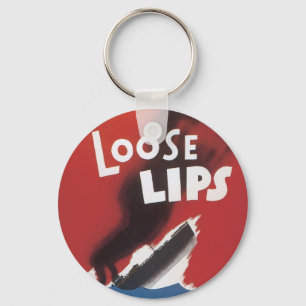 Lose Lippen können Sink-Schiffe Schlüsselanhänger