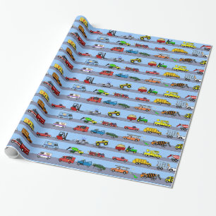 Lose LKW-Spaß scherzt Geschenk-Packpapier Geschenkpapier
