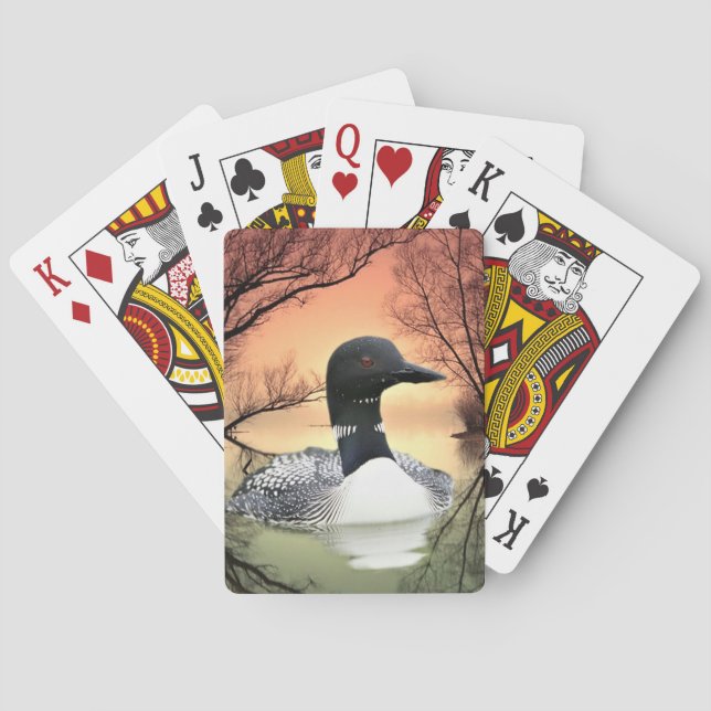 Lose Reflektionen Spielkarten (Rückseite)
