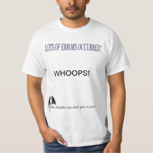 Lose und Lose des Fehlers T-Shirt