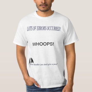 Lose und Lose des Fehlers T-Shirt
