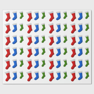 Lose WeihnachtsStrümpfe Geschenkpapier