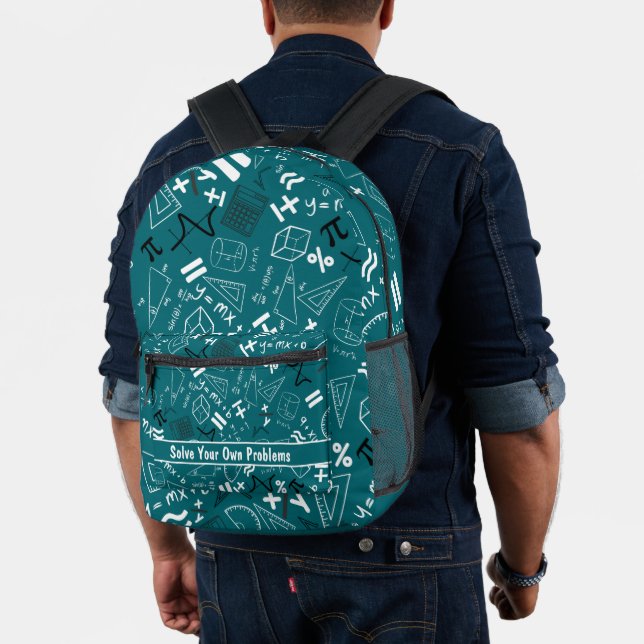 lösen Sie Ihre eigenen Probleme mathematisch funny Bedruckter Rucksack (Insitu (Modell))