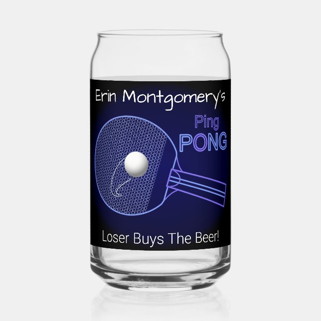 Loser Achète La Bière ! Bière amusante Ping Pong (Recto)