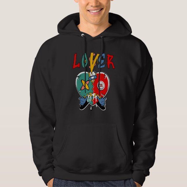 Loser  Heart Dripping Multi 1s Matching Hoodie (Vorderseite)
