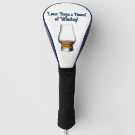 Loser kauft eine Runde Whiskey Golf Head Cover Golf Headcover