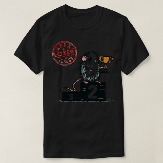 Loser Rodent Trophy T-Shirt (Design vorne)