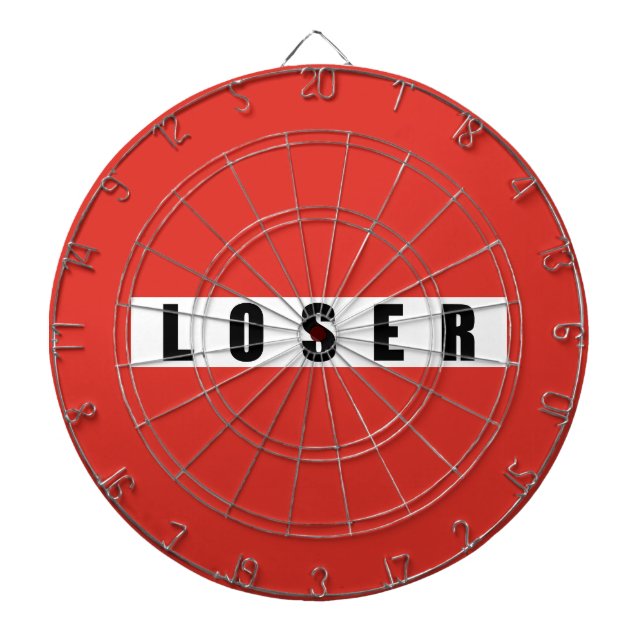 LOSER Verbotszeichen Dartscheibe (vorne)
