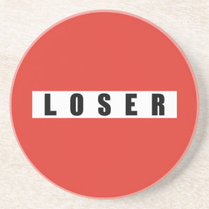 LOSER Verbotszeichen Sandstein Untersetzer