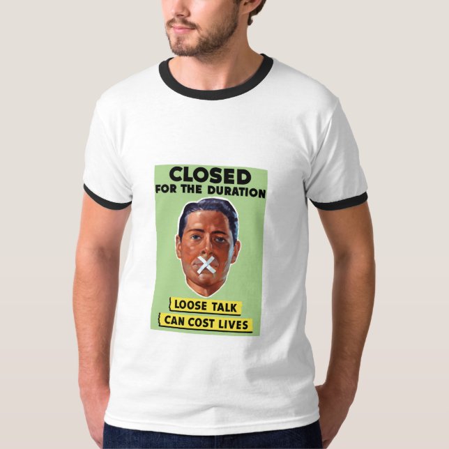 Loses Gespräch kann die Leben kosten T-Shirt (Vorderseite)