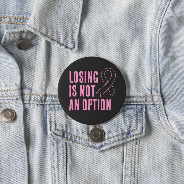 Loslassen ist keine Option rosa Multifunktionsleis Button (Beispiel)