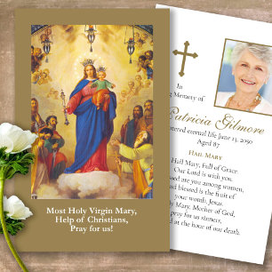 Loss Mary Hilfe von Christen Gebet Sympathie Karte