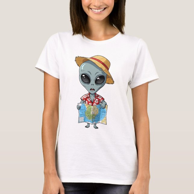 Lost Alien Tourist T-Shirt (Vorderseite)