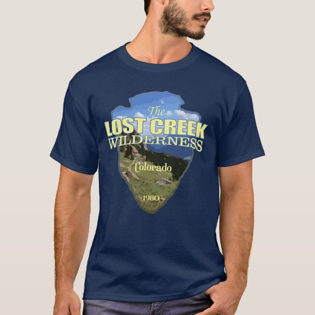 Lost Creek WA (Pfeilspitzen) T-Shirt (Vorderseite)