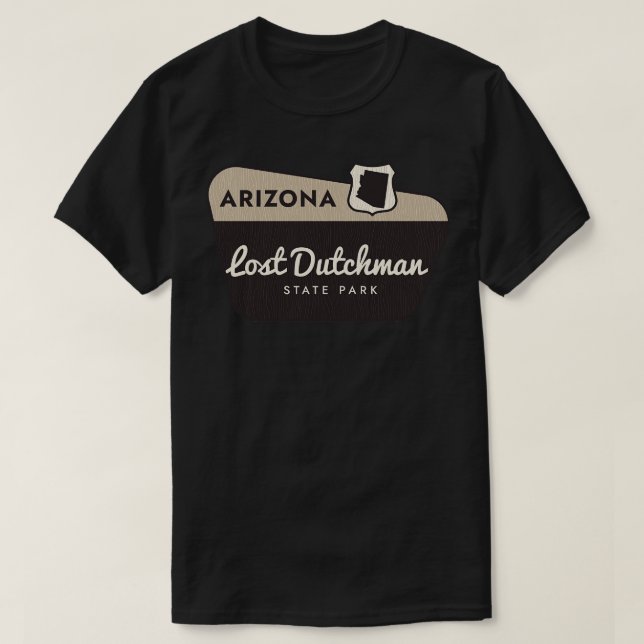 Lost Dutchman Staat Park Arizona T-Shirt (Design vorne)
