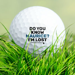 Lost Golfer Ball Personalisiert