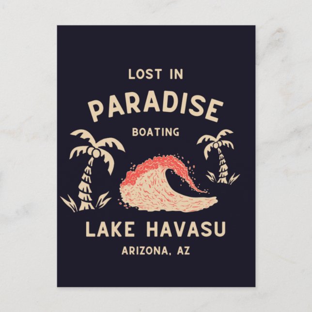 Lost im Paradies Postkarte (Vorderseite)