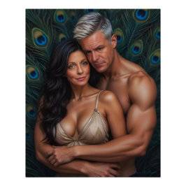 Lost in a Peacock Paradise Poster