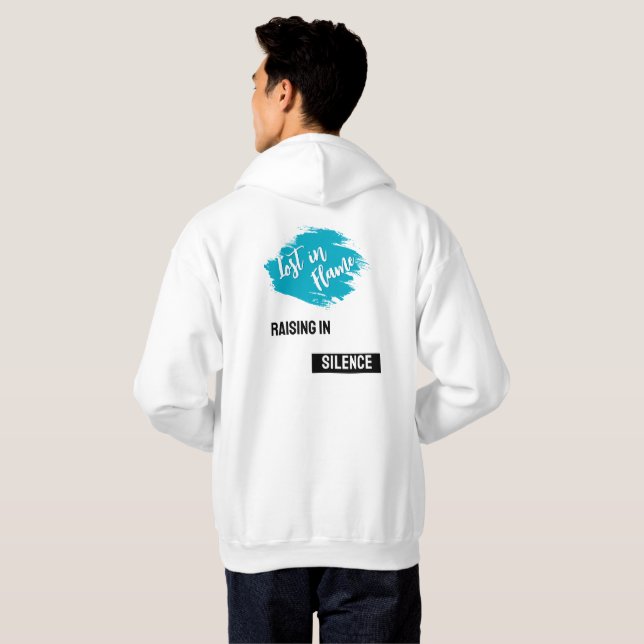 Lost in Flame Rising in Silence Sweat - shirt à ca (Dos entier)