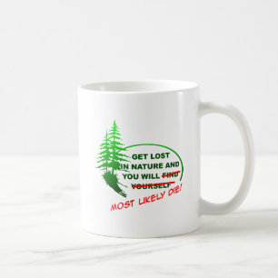 Lost in the Forest Drôle Mug