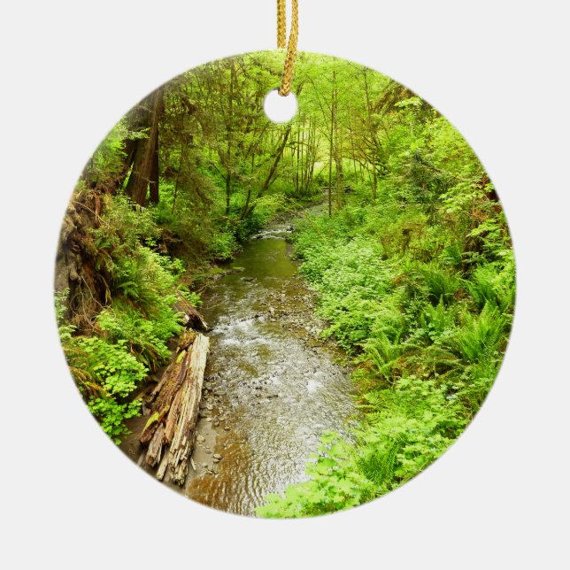 Lost Man Creek II - Redwood Nationalpark Keramikornament (Vorne)