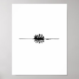 Lost: Montana Treeline Poster
