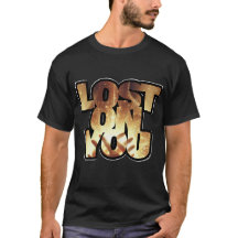 Lost On You – Schwarzes T-Shirt