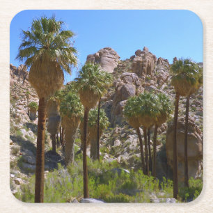 Lost Palms Oasis I at Joshua Tree National Park Rechteckiger Pappuntersetzer