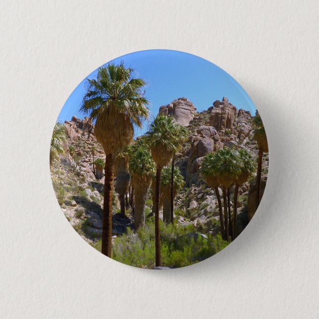 Lost Palms Oasis I im Joshua-Tree-Nationalpark Button (Vorderseite)
