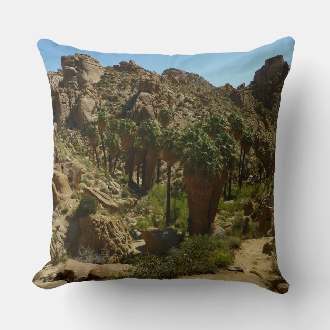 Lost Palms Oasis II im Joshua-Tree-Nationalpark Kissen (Vorderseite)