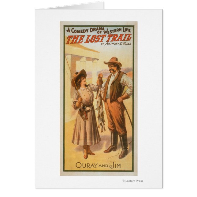 Lost Trail Comedy - Woman Fishing Western (Devant)