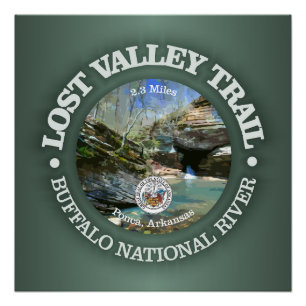 Lost Valley Trail (rd) Poster