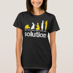 Lösung Islamisches Gebet-Muslim Ramadan Salat Alha T-Shirt