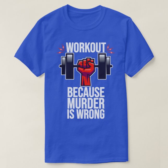 Lösung, weil Mord falsch ist T-Shirt (Design vorne)