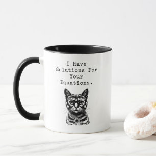 Lösungen für Gleichungen Mathe-Ass-Design Tasse