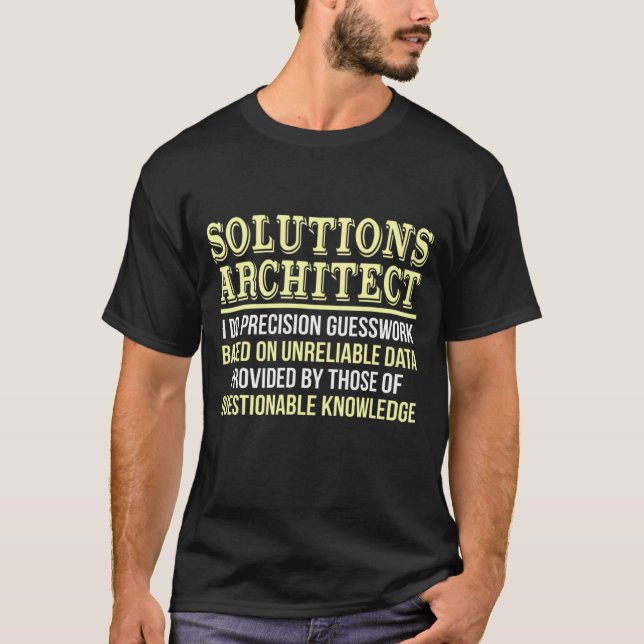 Lösungsarchitektur definiert Niedlichen neuen Job T-Shirt (Vorderseite)