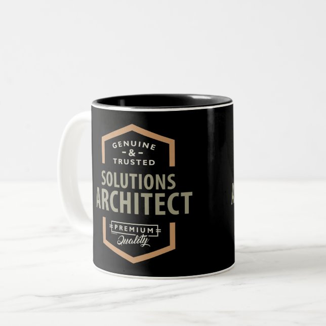 Lösungsarchitektur Zweifarbige Tasse (Vorderseite Links)