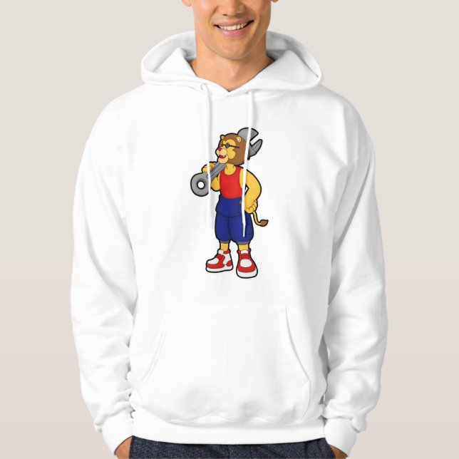 Löt als Mechanik mit Schraubenschlüssel Hoodie (Vorderseite)
