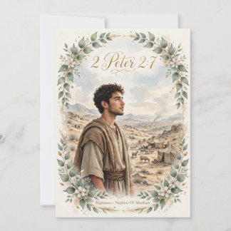 Lot Carte de Collection d'Art 5x7 - 2 Pierre 2:7