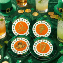 Shamrocks & Celtic Knots Irish Pub Acrylic