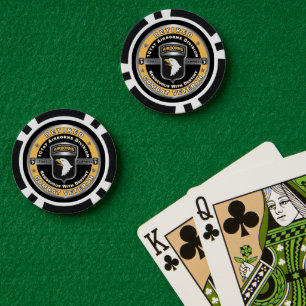 Lot De Jeton De Poker 101e division aéroportée retraitée