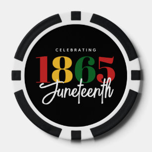 Lot De Jeton De Poker 1865 Liberté Célébration de l'histoire noire