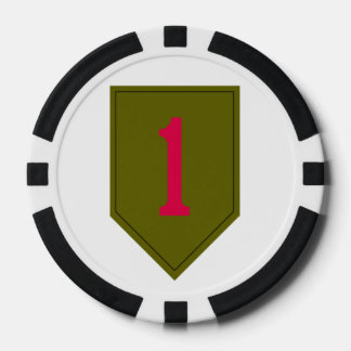 Lot De Jeton De Poker 1ère division d'infanterie/puce de poker Lady Vict