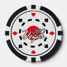 360 Chip d'argile de Vegas