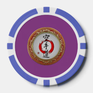Lot De Jeton De Poker [400] Calligraphie japonaise - Karate-do