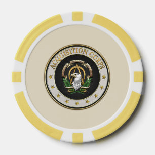 Lot De Jeton De Poker [400] Insigne de branche du Corps d'acquisition (A
