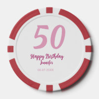 50e anniversaire ajouter nom date année rose rouge
